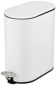 Стоманено кошче за боклук с педал в матово бял цвят 5 l Collungo – Wenko