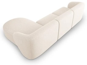 Кремав ъглов диван, десен ъгъл Shane - Micadoni Home