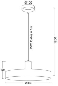 Полилей Kaney-зелен