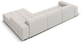 Светлосив ъглов диван (десен ъгъл) Chicago - Cosmopolitan Design