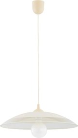 Висяща лампа на кабел SOTI 1xE27/15W/230V, кремава