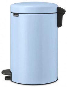 Кош за боклук с педал Brabantia NewIcon 1005532, 12 л, Плавно затваряне, Противоплъзгаща основа, Светлосин