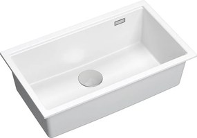 гранитна мивка Logan 110 White