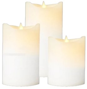 Бели светлинни декорации в комплект от 3 Sara - Sirius