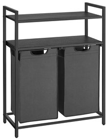 Кош за пране REX сив