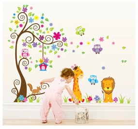 Комплект стикери за стена с гигантско дърво за деца - Ambiance