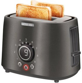 Sencor - Тостер с две гнезда за филийки 1000W/230V антрацит
