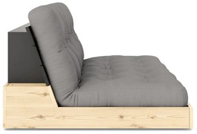 Сив разтегателен диван 196 cm Base – Karup Design