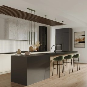 Зелено висящо осветително тяло ø 15 cm Fideus – Sollux