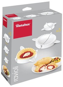 Комплект от 3 форми за равиоли - Metaltex