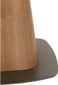 Трапезна маса от декор от дъб 120x120 cm Etel – MOME