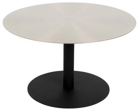 Метална кръгла масичка за кафе в черен и златист цвят ø 60 cm Snow – Zuiver