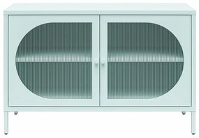 Светлосиня метална витрина 100x64x40 cm Luna – Støraa