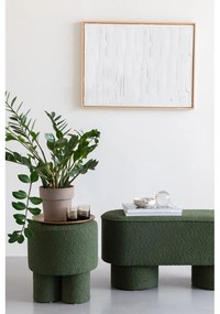 Зелена табуретка от букле Marcos – White Label