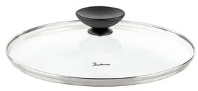 Тенджера Luigi Ferrero Prima FR-2644, 26x12 см, 5.8 л, Незалепващо покритие, Стъклен капак с отвор за пара, Индукция, Тъмносин