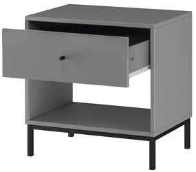 Сиво нощно шкафче Celine – Støraa