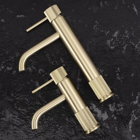 Смесител за баня Rea Lungo Stripe Brush Gold