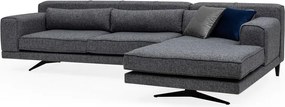Тъмно сив ъглов диван , десен ъгъл Jivago - Artie