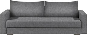 Диван Kleio Триместен-195φ 80β εκ.-Γκρι