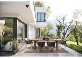 Бял градински стол метален Maribela – Bizzotto