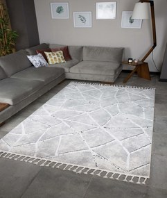 Килим за антре (80 x 300) 33075B - Сиво