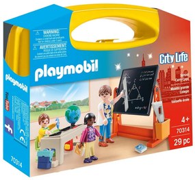 Playset City Life School Carry Case Playmobil 70314 (29 pcs)