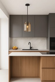 Висяща лампа APP1704-1PC Amber