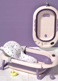 Сгъваема бебешка вана VAIANA PREMIUM с възглавница - повече цветове Бежово