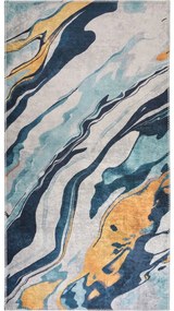 Жълто-син килим подходящ за пране 80x150 cm Colors of Joy – Vitaus