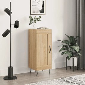 830439 vidaXL Сайдборд, дъб сонома, 34,5x34x90 см, инженерно дърво