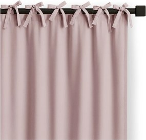 Сиво-розово затъмняващо перде 140x250 cm Carli Tie – Restilo