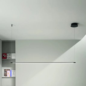 Ondaluce - LED димируема висяща лампа на кабел GENIUS LED/28W/230V черна