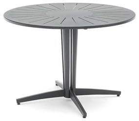 Алуминиева кръгла градинска маса за хранене ø 110 cm Fleole – Ezeis