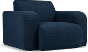 Тъмносин фотьойл от плат букле Molino - Micadoni Home