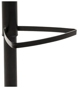 Антрацитен бар стол с регулируема височина (височина на седалката 78,5 cm) Avanja – Actona