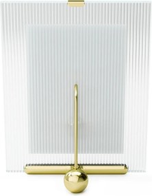 Стъклена стояща рамка в златист цвят 19x23 cm Flute – Umbra
