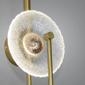 СТЕННА ЛАМПА LED LHJ072-W BRUSH GOLD