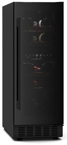 Klarstein Хладилник за вино Velaire под плота, модерен, елегантен, UV защита, двойна зона, 17 бутилки