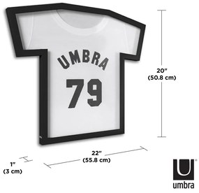 Черна пластмасова висяща рамка 50x54,5 cm T-Frame – Umbra