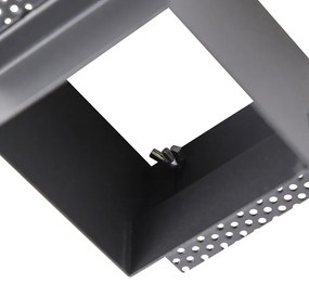 Вграден прожектор черен наклоняем и въртяем без рамка - Oneon Honey