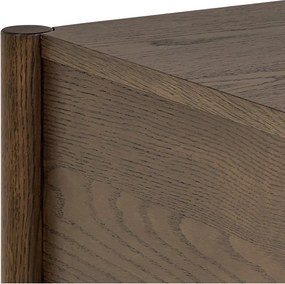 Нощно шкафче от декор от дъб в тъмно естествен цвят Monfort – Actona