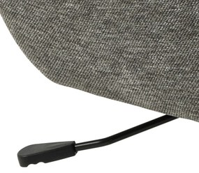 Антрацитно сив комплект от ухо и табуретка за крака Talgarth - Actona