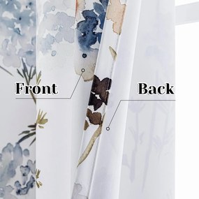 Бяло dimout перде 135x250 cm Solkone – Restilo