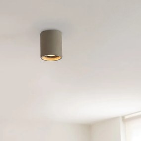 Селски таванен прожектор кръгъл от бетон - Deep