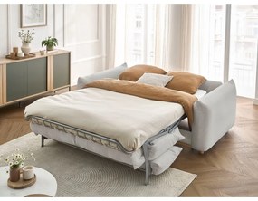 Светлосив сгъваем диван 234 cm Ernest – Bobochic Paris