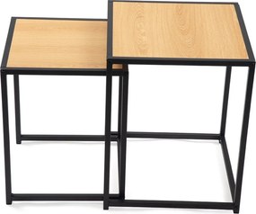 Странични масички в комплект 2 бр. от декор от дъб 38x38 cm Noah – Bonami Essentials