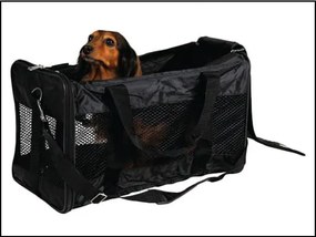 Черна чанта за транспортиране на домашни любимци 27x46,5 cm Trixie – Plaček Pet Products