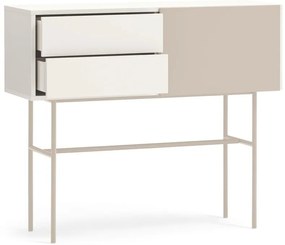 Светлосива и кремава конзолна маса 35x110 cm Nube - Teulat