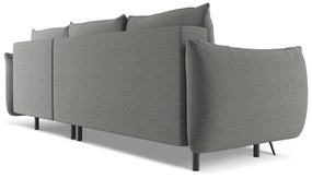 Светлосив ъглов диван (десен ъгъл) Malie – Makamii