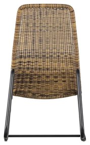 Градински люлеещ се стол от ратан Tom - WOOOD